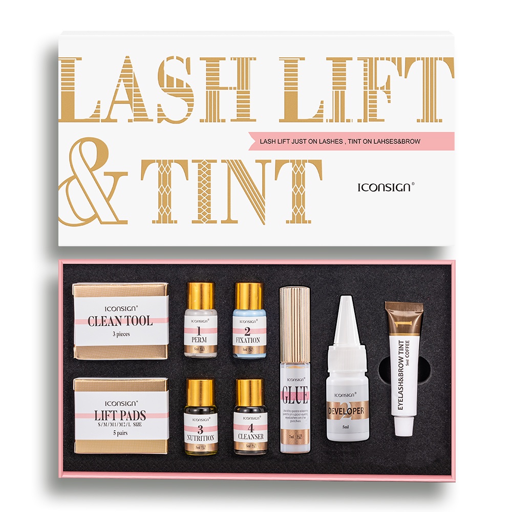 Lashes & Eyebrow Dye Lash Lift & Tint Kit Make Charming Your Brow Lashes สีแต่งหน้า Tint Eyelashes Set