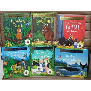 Julia Donaldson นิทานอมตะยอดฮิต ชุด 6 เล่มกระดาษแข็งหนาทุกหน้า ของแท้นำเข้าจากประเทศอังกฤษ Boardbook