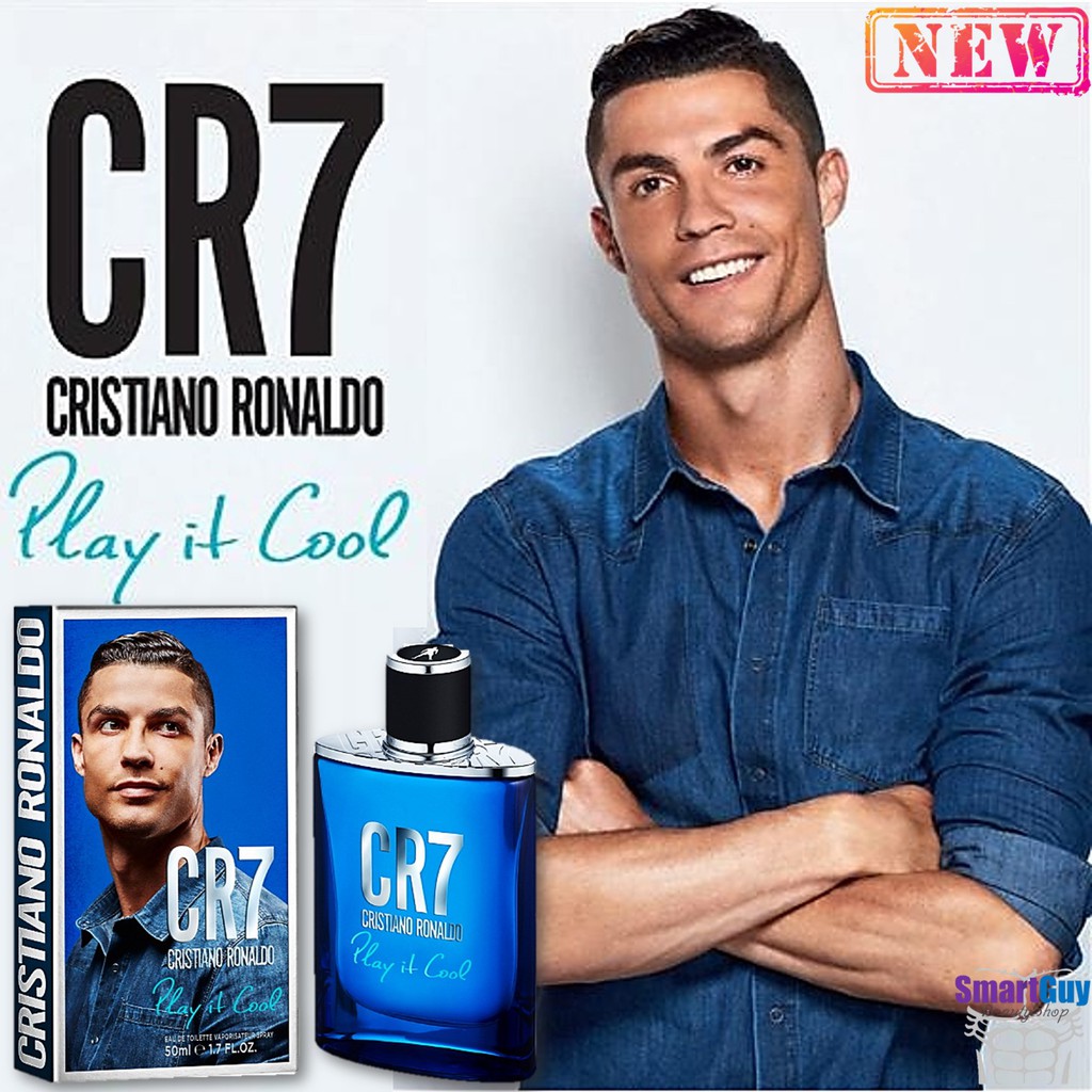 CR7 Cristiano Ronaldo Play It Cool Eau De Toilette Vaporisateur Spray น้ำหอมลิขสิทธิ์แท้จากโรนัลโดซีรี่ส์ใหม่หอมเย็นสปอต