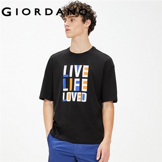 HH Giordano ผู้ชายเสื้อยืดฤดูร้อน Breathable สั้นแขน Ribbed เสื้อยืดคอกลม Gradient พิมพ์ Comfy เสื้อยืด คอกลมเสื้อยืด