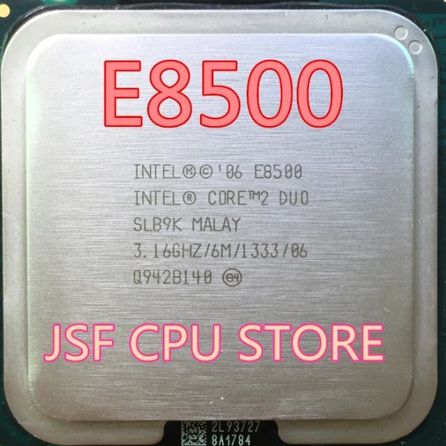 CPU Intel E8500 3.16 Socket 775