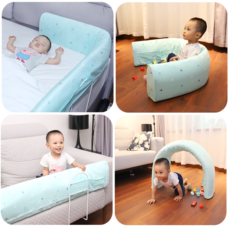 รั้วBaby Bed Fence Children Protective Multifunction guardrail Kid Rails Safety Sleeping