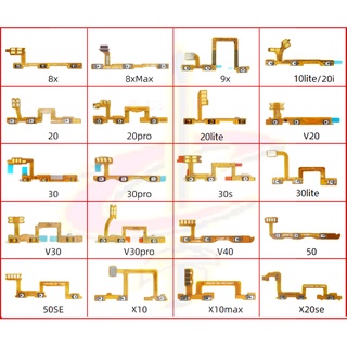 แพรปุ่มสวิตปิดเปิด ปุ่มเปิดปิด ปุ่มเปิดเสียง สําหรับ huawei honor 8 9 10 20 8X 9X V10 V20 Pro lite