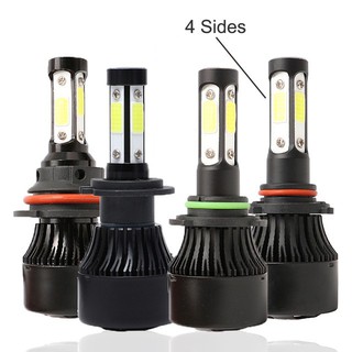 X7 4 ด้าน 100 วัตต์ 10000LM รถยนต์ LED หลอดไฟหน้า H4 H7 H11 9005 9006 hb3 hb4 Headlight fog light