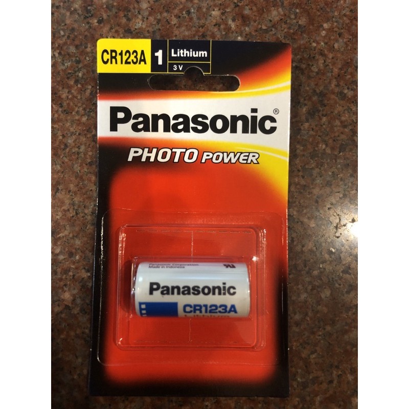 ถ่านลิเธี่ยมพานาโซนิค 3V รุ่น CR123A panasonic