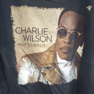 เสื้อยืดมือสอง Usa นักร้อง Charlie Wilson Size L.อก22/ยาว28