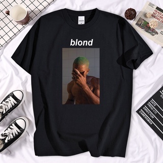 คอลูกเรือเสื้อยืดแขนสั้น พิมพ์ลาย Rapper Frank Blond สไตล์ฮาราจูกุ สําหรับผู้ชายS-5XL