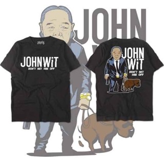 เสื้อยืดลาย John Wit1 ( จอห์นวิต ) ลายล้อเลียนการเมือง #สินค้าพร้อมส่ง ค่าส่งถูก