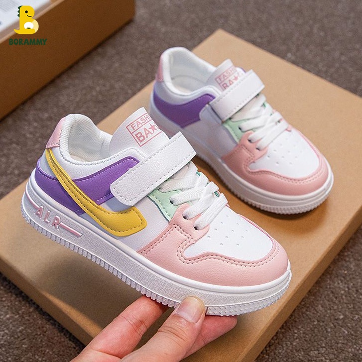 Qqs259 รองเท ้ าผ ้ าใบเด ็ ก Soft Sole Casual แฟชั ่ นบางระบายอากาศได ้