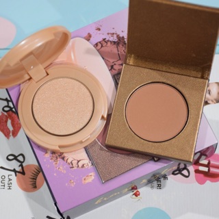 (แท้100%)Tarte Deluxe Bronzer &amp; Highlighter DUO ไฮไลท์ &amp; บรอนเซอร์