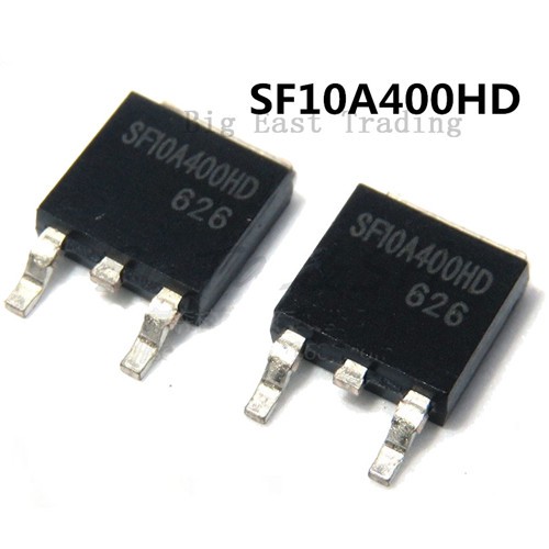 10 ชิ้น SF10A400HD TO-252 SF10A400 TO252 10A400 เชื่อม,รับประกันคุณภาพ