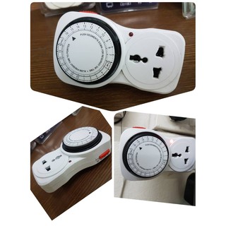 TG-10A เครื่องตั้งเวลา ปลั๊กไฟตั้งเวลาเปิดปิดอัตโนมัติ 24 ชั่วโมง TIMER