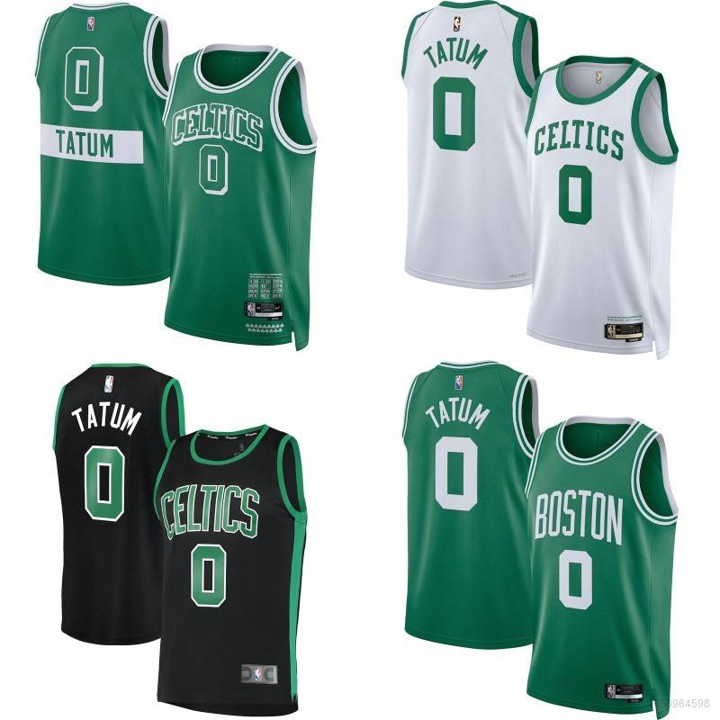 เสื้อกีฬาแขนกุด ลายทีม NBA Jersey Boston Celtics No.0 Tatum 2022 พลัสไซซ์