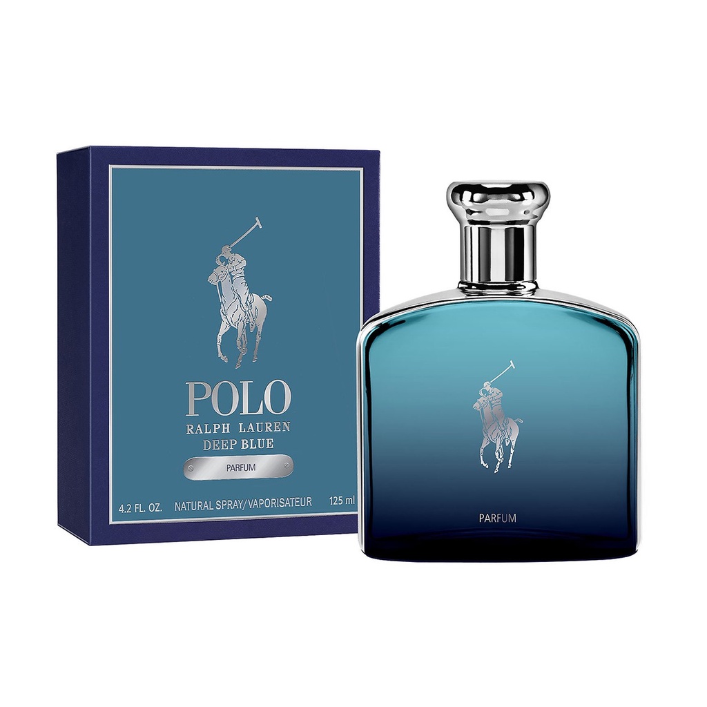 Ralph Lauren Polo Deep Blue Parfum 125 ml. กล่องซีล