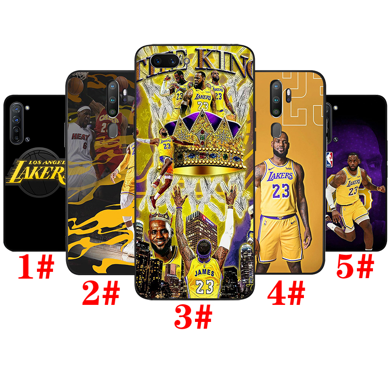 YD114 Lebron James 23 Lj Lakersซิลิโคนอ่อนเคสโทรศัพท์OPPO A1K A12 A12E A12S A3S A5 A5S A7 A9 A32 A53
