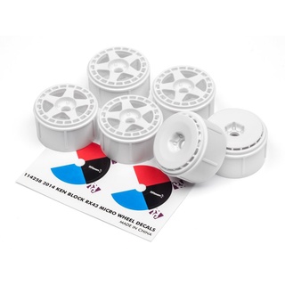 HPI 114371 fifteen52 TURBOMAC WHEELS WHITE (6PCS) (Micro RS4)