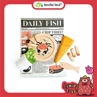 Tender Leaf Toys ของเล่นเด็ก ชุดทำอาหารของเล่น ปลาและมันฝรั่งแสนอร่อย Fish and Chips Supper