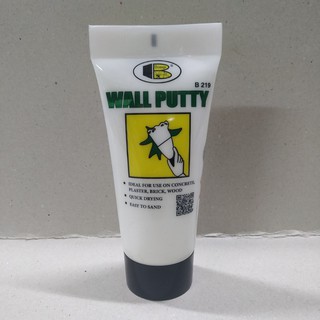 Bosny Wall Putty โป๊วกำแพง สีขาว 320 กรัม บอสนี่ วอลล์ พัตตี้ อุดรูรั่ว ซ่อมรอยแตกร้าว กำแพง แบบหลอด ใช้งานง่าย