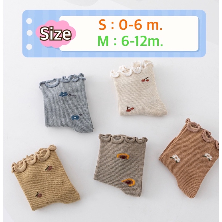 ถุงเท้าเด็กสไตล์มินิมอล🐻น่ารักๆ🐻🇹🇭พร้อมส่งในไทย - รูปที่ 4