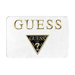 Guess (2) พรมเช็ดเท้า ผ้าสักหลาด กันลื่น ดูดซับน้ํา แห้งเร็ว 16x24 นิ้ว สําหรับห้องน้ํา พร้อมส่ง