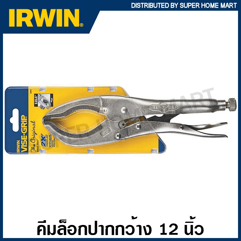 IRWIN ViseGrip คีมล็อค ปากกว้าง 12 นิ้ว รุ่น 12LC ( Large Jaw Locking