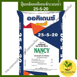 ปุ๋ยเกล็ดออคิเดนซ์ระบบน้ำ 25-5-20 สูตรเร่งต้นระยะแรก ตราแนนซี่ (PSK เกษตรออนไลน์)