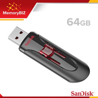 SanDisk CRUZER GLIDE 64GB USB 3.0 Flash Drive (SDCZ600_064G_G35) เมมโมรี่ การ์ด แซนดิส แฟลซไดร์ฟ รับประกัน 5 ปี Synnex