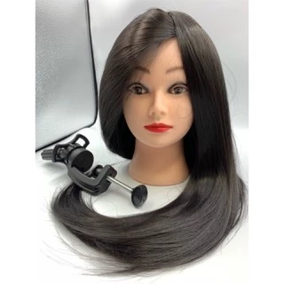 (เกรดดีราคาดี) หัวหุ่นฝึกทำผม (ตัดเรียนเกล้า 💇‍♀️ผมมวย 💆‍♀️ผมทนความร้อนได้) ราคาแค่ 359