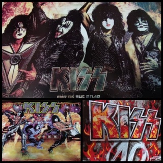 โปสเตอร์วงKISSมีหลายแบบขนาด23.5x34.5นิ้ว