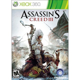 แผ่นเกมส์  Assassins Creed III XBox 360