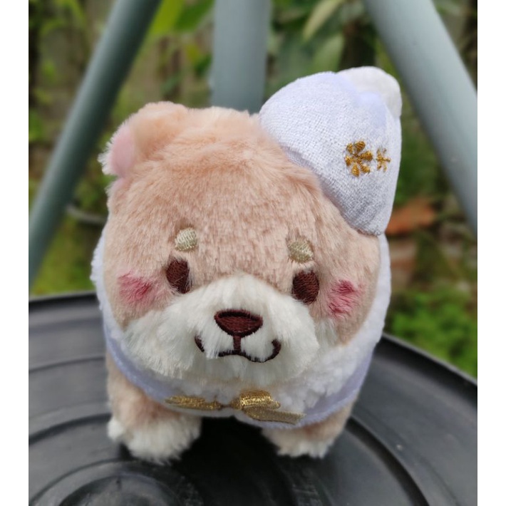 ตุ๊กตาสุนัขชิบะ SK Japan Mochi Shiba Hokkori Cape Sukutto Plush Collection 6"