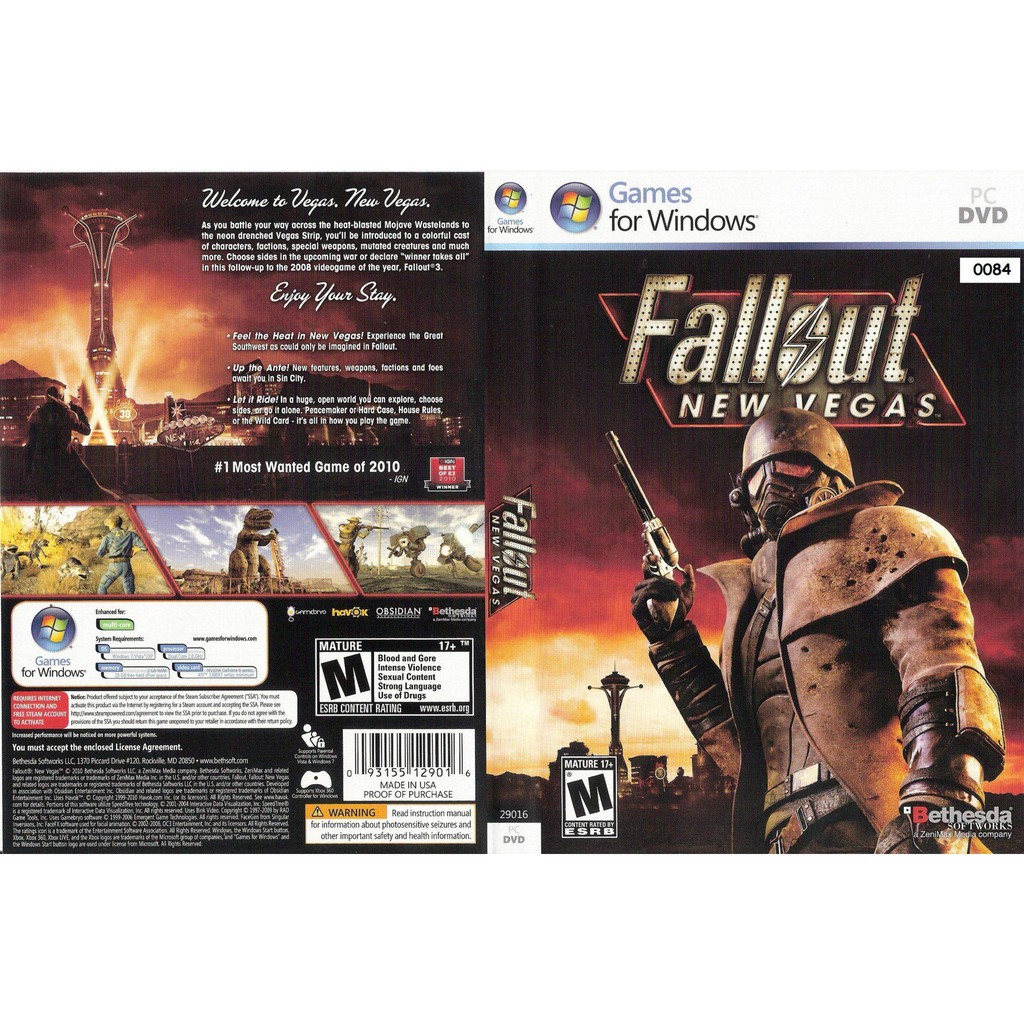 (PC DVD) Fallout New Vegas Ultimate Edition
