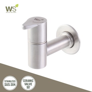 WS ก๊อกสนาม ก๊อกล้างพื้น Stainless304 รุ่น Dew Drop WS-1405