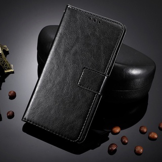 เคส Xiaomi Redmi Note 7 Case 5 6 8 Pro เคสฝาพับ Redmi K20 7A 8A Y3 S2 Go Flip Cover Crazy Leather Wallet Cases Card Sots