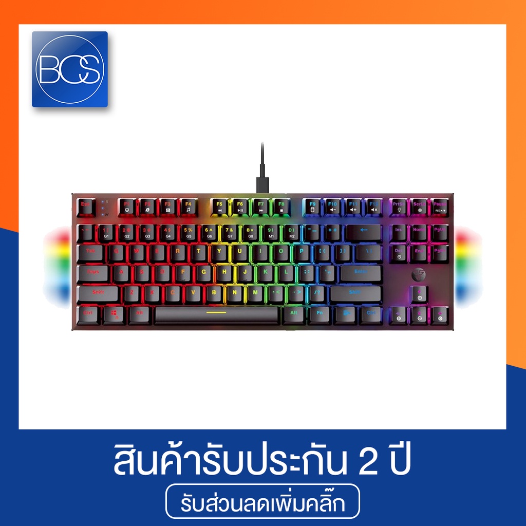 Fantech MK856 MAXFIT TKL RGB Keys 85% Mechanical Gaming Keyboard คีย์บอร์ดเกมมิ่ง