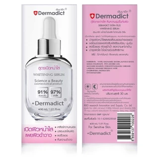 DERMADIC Hit ชนชอปของแท้ หน้าฉ่ำทางนี้ S30 เท่าไวท์เทนนิ่ง ซีรั่ม 30 มล.กู้ผิวกระจ่างใส คืนความชุ่มชิ้น อ่อนโยนต่อผิว