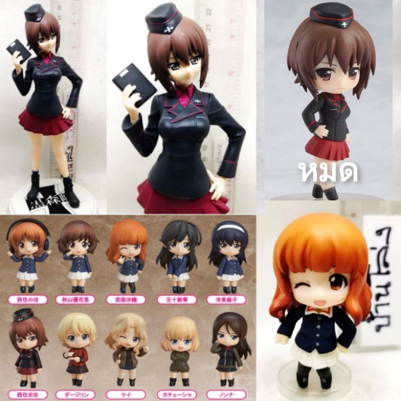 (แท้/มือ1,2)⭐Girls und Panzer❤️สาวปิ๊ง! ซิ่งแทงค์❤️สาวรถถัง❤️Maho Nishizumi Figure❤️Niitengo💙SEGA