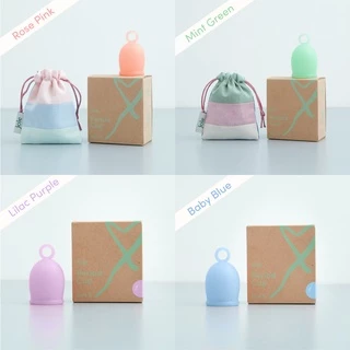 ถ้วยอนามัยจอย Joie Period Cup - Size S ดีไซน์ก้านห่วงเพียงแบรนด์เดียวในไทย ใช้ง่าย สำหรับมือใหม่