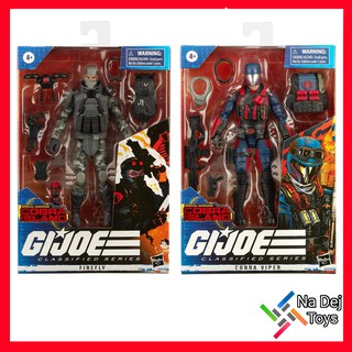 G.I. Joe Classified Series Firefly &amp; Cobra Viper 6" ฟิกเกอร์ ไฟร์ฟลายและคอบร้าไวเปอร์ จากจีไอโจ ขนาด 6 นิ้ว