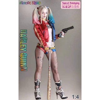 Harley Quinn ฮาร์ลีย์ ควินน์ 1/4 Scale The Joker Suicide Squad 43 cm งานผ้า