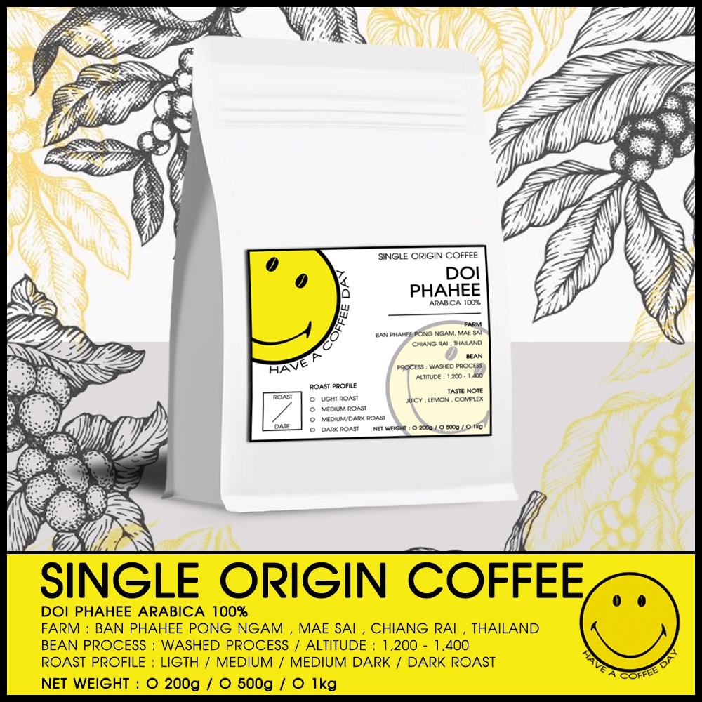 เมล็ดกาแฟผาฮี้ 🇹🇭 l DOI PHAHEE l WASHED PROCESS l SINGLE ORIGIN COFFEE