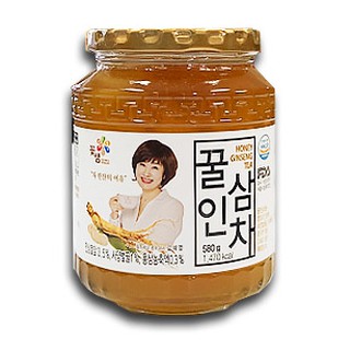 พร้อมส่ง 꽃샘 꿀인삼차 ชาโสมเกาหลีผสมน้ำผึ้ง Damtuh Honey Ginseng Tea 580g