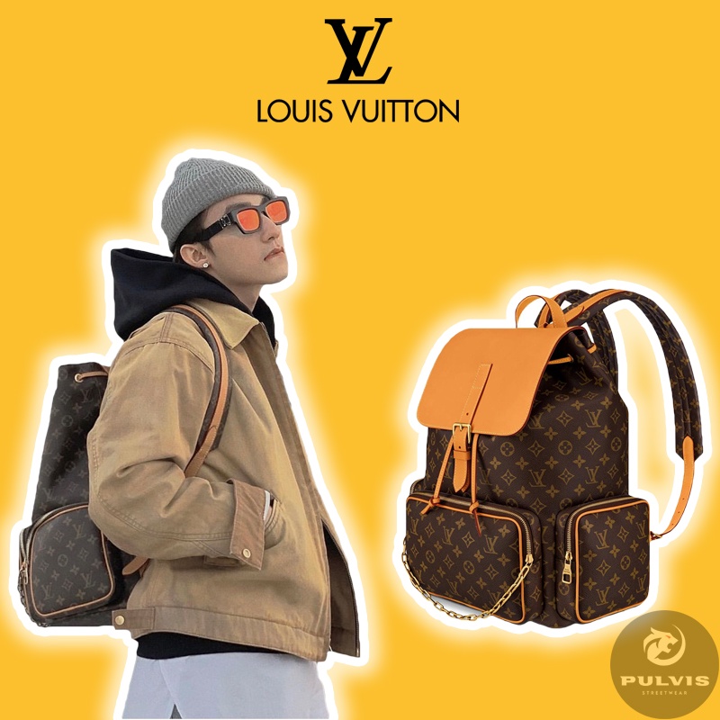 ️ คุณภาพกระจก ] - Premium Luon Vuituoi Trio Monogram full tag Bag, Backpack LV