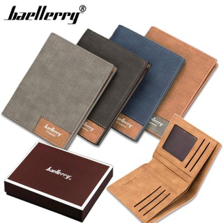 กระเป๋าสตางค์ผู้ชายใบสั้น Baellerry มีกล่อง ของแท้100% จาก Official Store