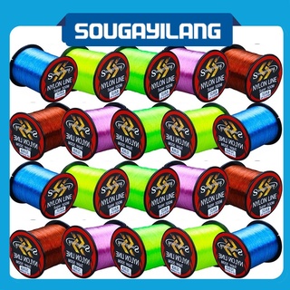 Sougayilang สายตกปลา 500M สายตกปลาไนลอนโปร่งใส Fluorocarbon Fishing Tackle รอกตกปลาคาร์พ Line