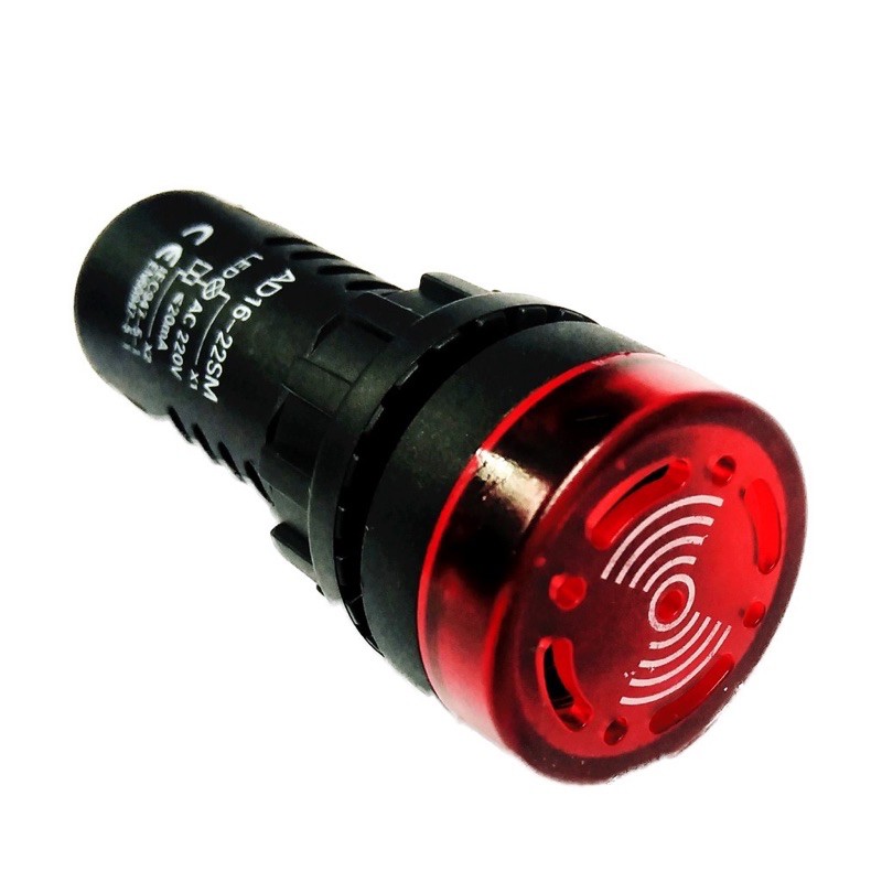 Buzzer LED ขนาด 22mm 220VAC 12VDC  24VDC