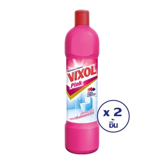 🔥ลดตาแตก🤩!! VIXOL วิกซอล น้ำยาล้างห้องน้ำ พิ้งค์ สีชมพู 450 มล. (ทั้งหมด 2 ชิ้น) 🚚พร้อมส่ง!! 💨