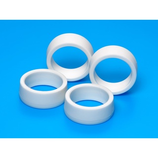 15509  Tamiya Mini 4WD  Low-Profile Offset Tread Tires (Hard/White)