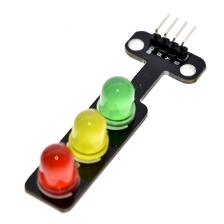 Traffic Light Red Yellow Green 5mm LED Display Module for Arduino「inventor.th」