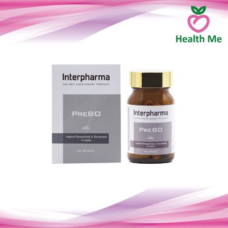 Interpharma PREBO อินเตอร์ฟาร์มา พรีโบ 60 แคปซูล อาหารเสริมช่วยเพิ่มความสูงสำหรับเด็ก